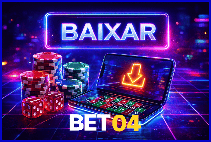 Banner destacando o app BET04 disponível para baixar grátis